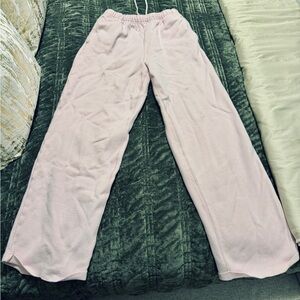 Skims Light Pink Fleece Lines Joggers